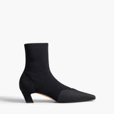 Khaite - Nevada Stretch Low Boot in Black Nylon