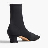 Khaite - Nevada Stretch Low Boot in Black Nylon