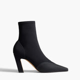 Khaite - Nevada Stretch High Boot in Black Nylon
