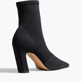 Khaite - Nevada Stretch High Boot in Black Nylon