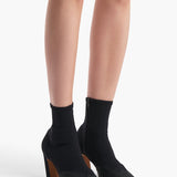 Khaite - Nevada Stretch High Boot in Black Nylon