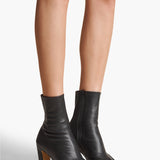 Khaite - Nevada Stretch High Boot in Black Nappa Leather