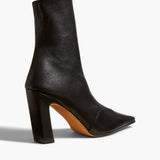 Khaite - Nevada Stretch High Boot in Black Nappa Leather