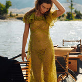 DÔEN - NEVARA DRESS -- GREEN TEA