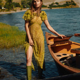 DÔEN - NEVARA DRESS -- GREEN TEA