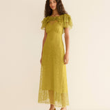 DÔEN - NEVARA DRESS -- GREEN TEA