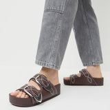 Loeffler Randall - Nico Espresso Two - Band Sandal