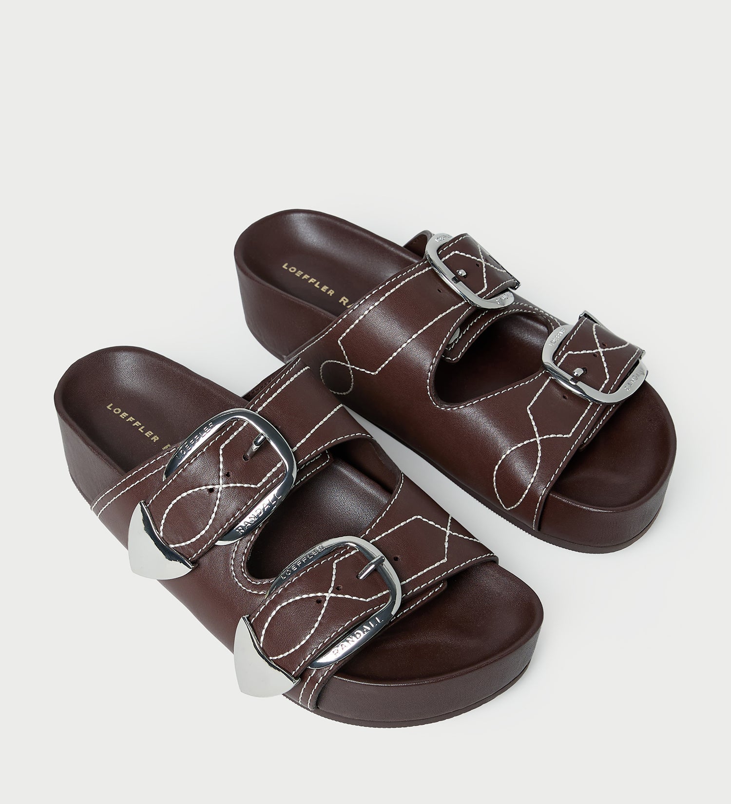Loeffler Randall - Nico Espresso Two - Band Sandal