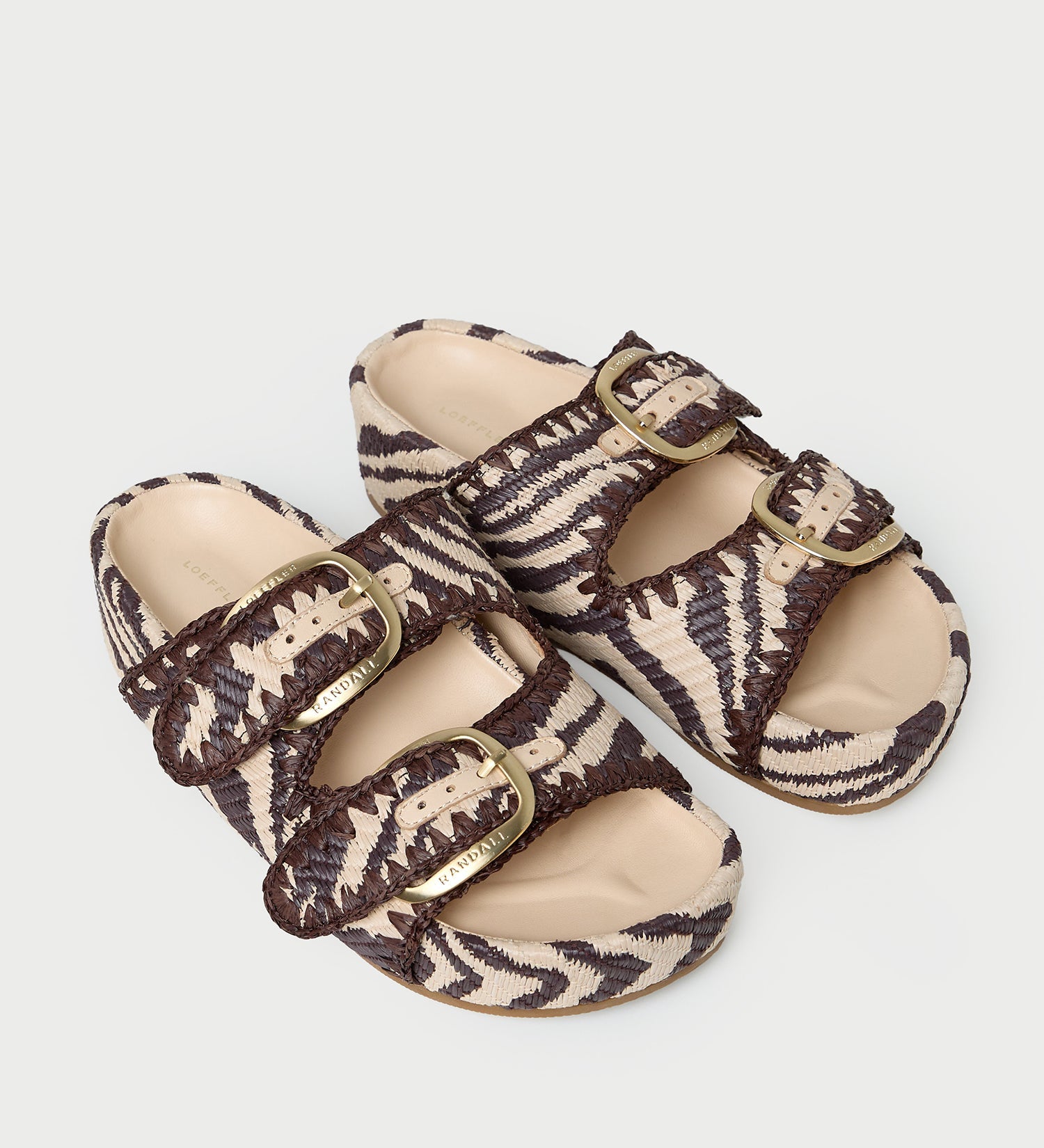 Loeffler Randall - Nico Zebra Two - Band Sandal