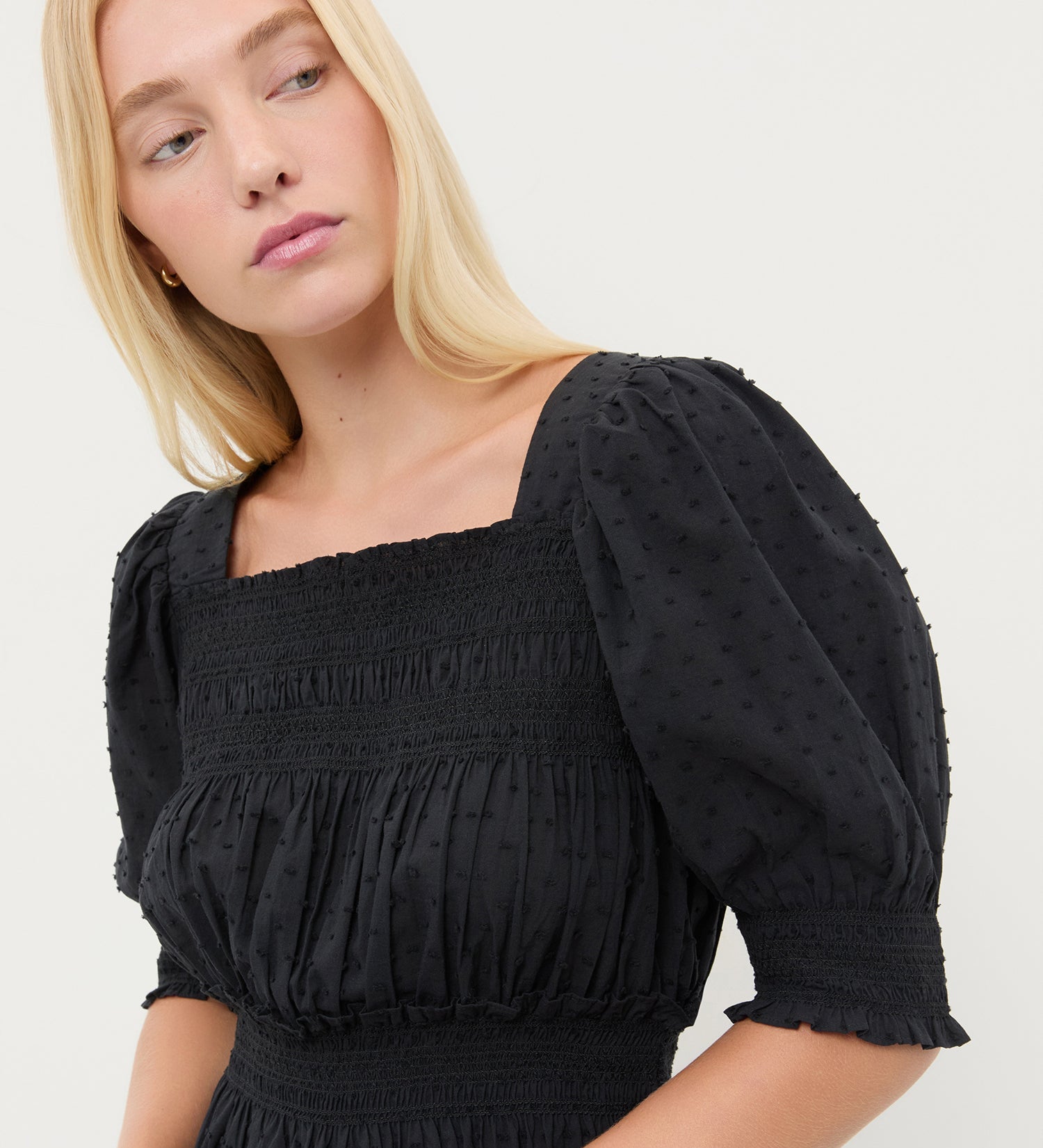 Loeffler Randall - Nicola Smocked Blouse
