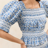 Loeffler Randall - Nicola Smocked Blouse