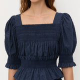 Loeffler Randall - Nicola Smocked Blouse