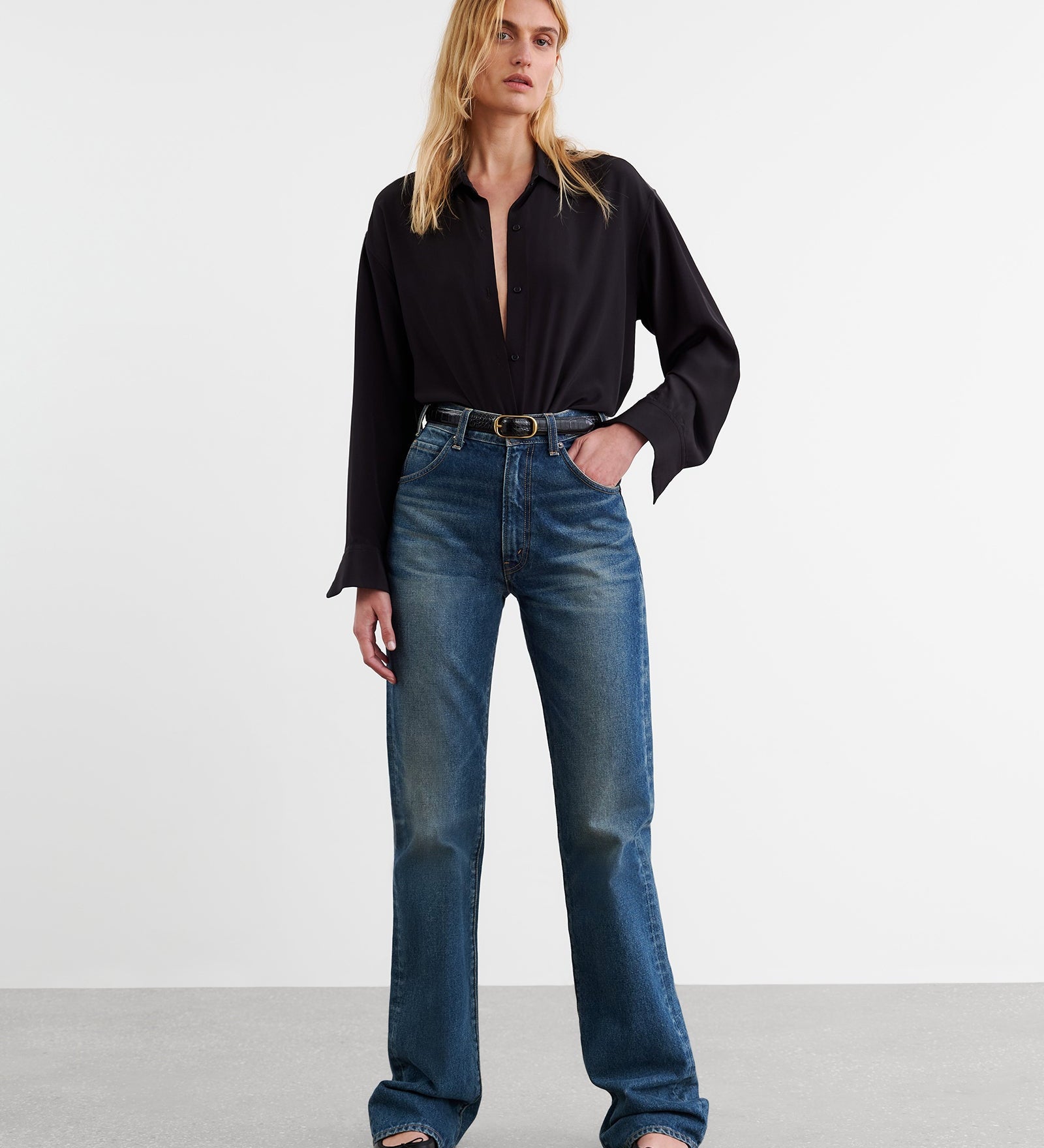 Nili Lotan - JULIEN SILK BLOUSE
