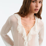 Nili Lotan - GISELLA SILK BLOUSE