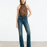Nili Lotan - ALLA SILK HALTERNECK TOP