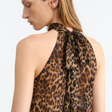 Nili Lotan - ALLA SILK HALTERNECK TOP