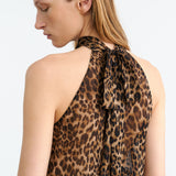 Nili Lotan - ALLA SILK HALTERNECK TOP