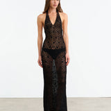 Nili Lotan - EDDIE KNIT HALTER DRESS
