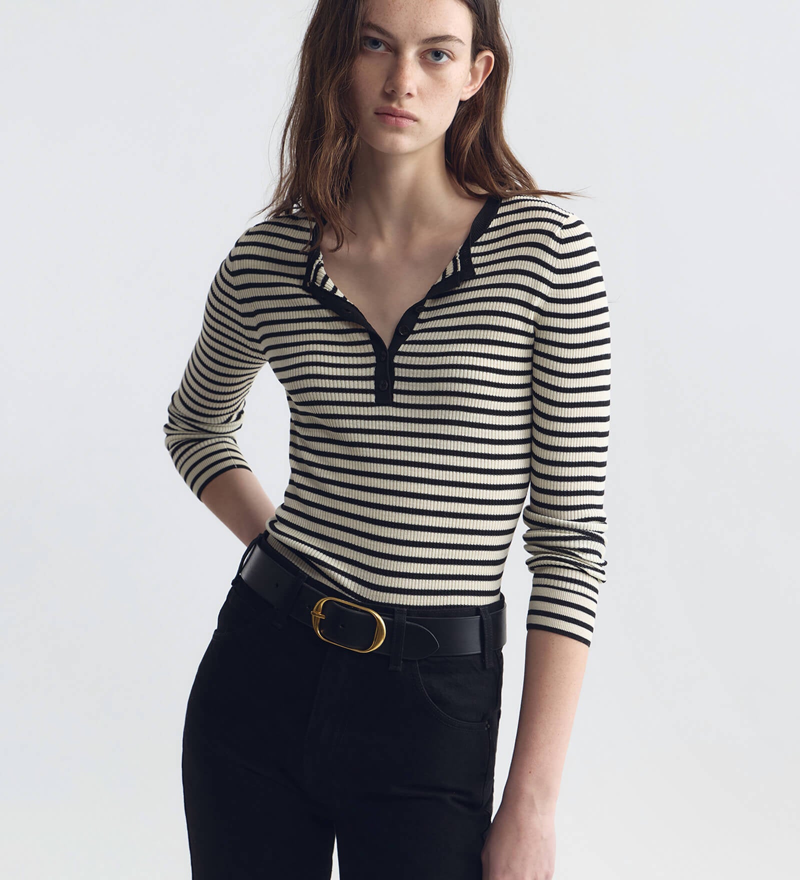 Nili Lotan - KYRIE STRIPE SWEATER