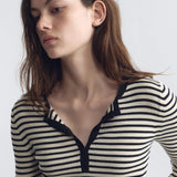 Nili Lotan - KYRIE STRIPE SWEATER