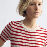 Nili Lotan - ALITA STRIPE CASHMERE SWEATER