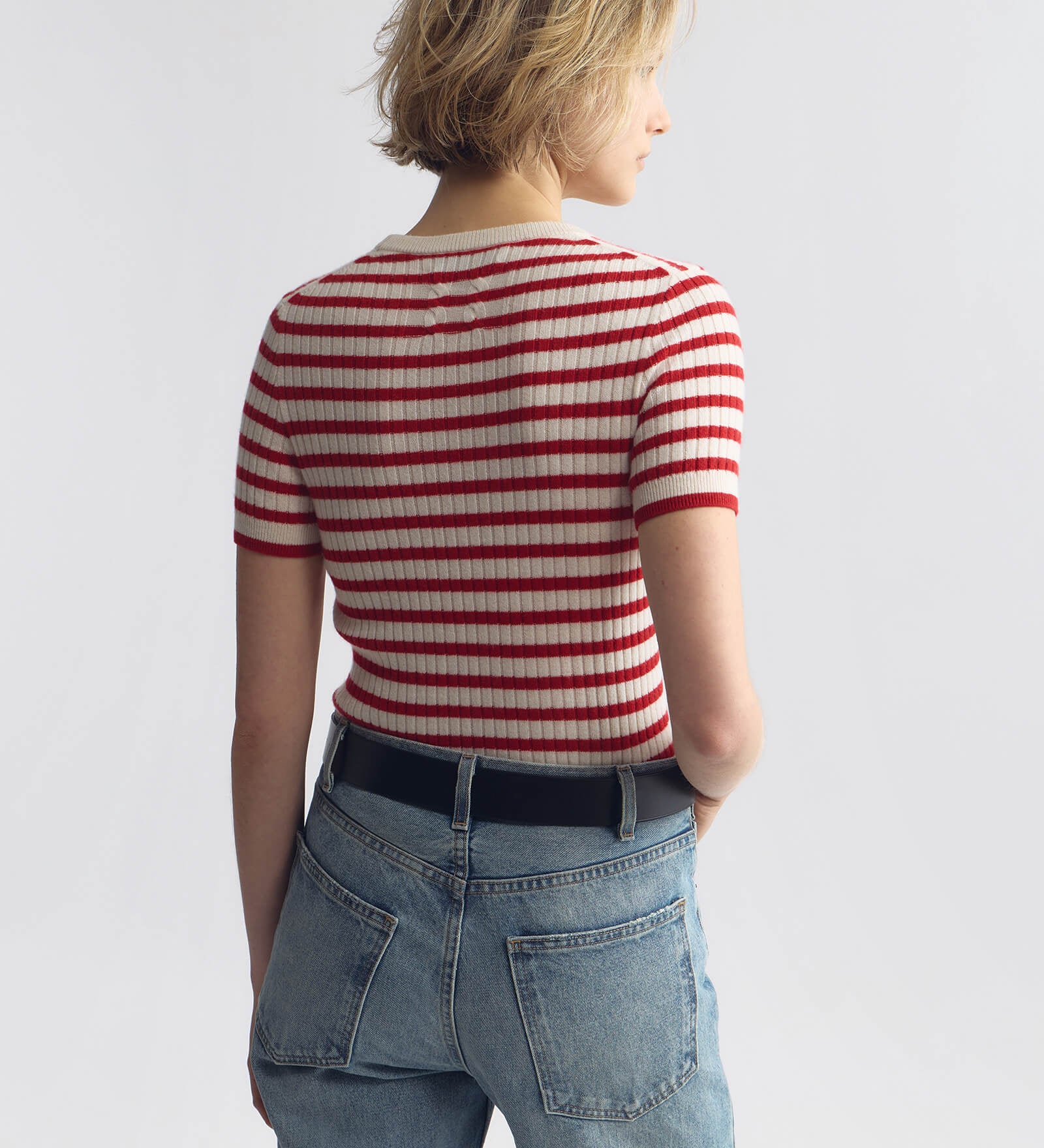 Nili Lotan - ALITA STRIPE CASHMERE SWEATER