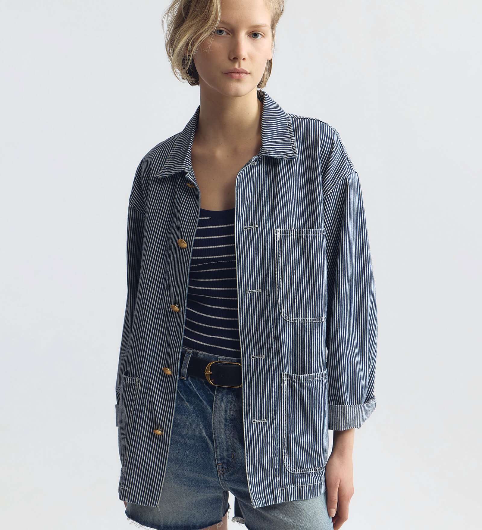 Nili Lotan - FRANKLIN STRIPED JACKET