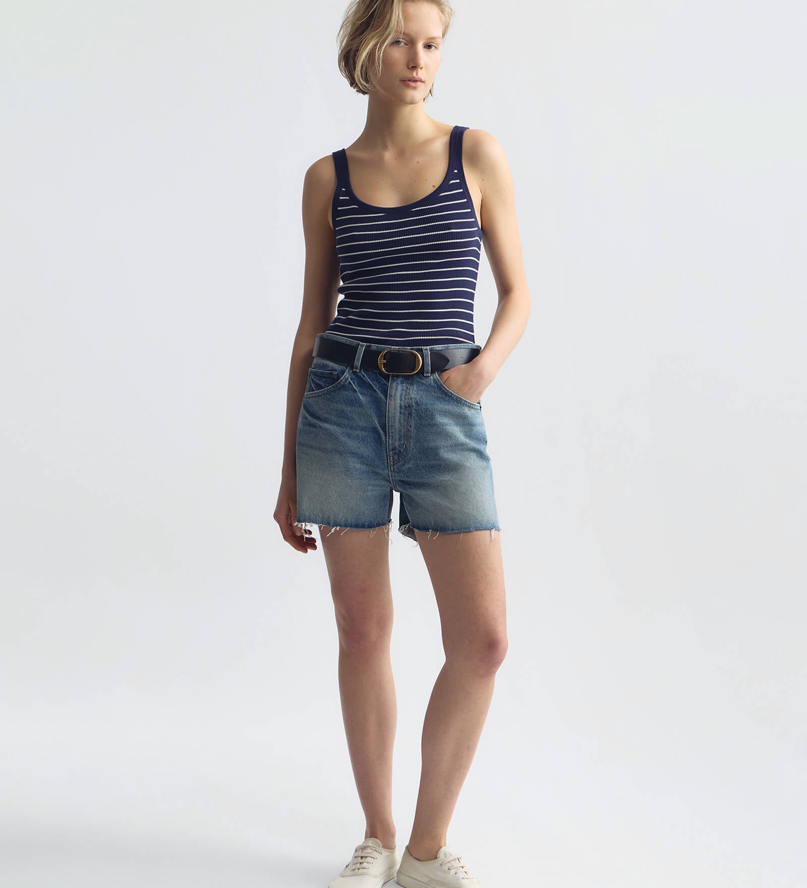 Nili Lotan - WRENLEY STRIPE SWEATER TANK
