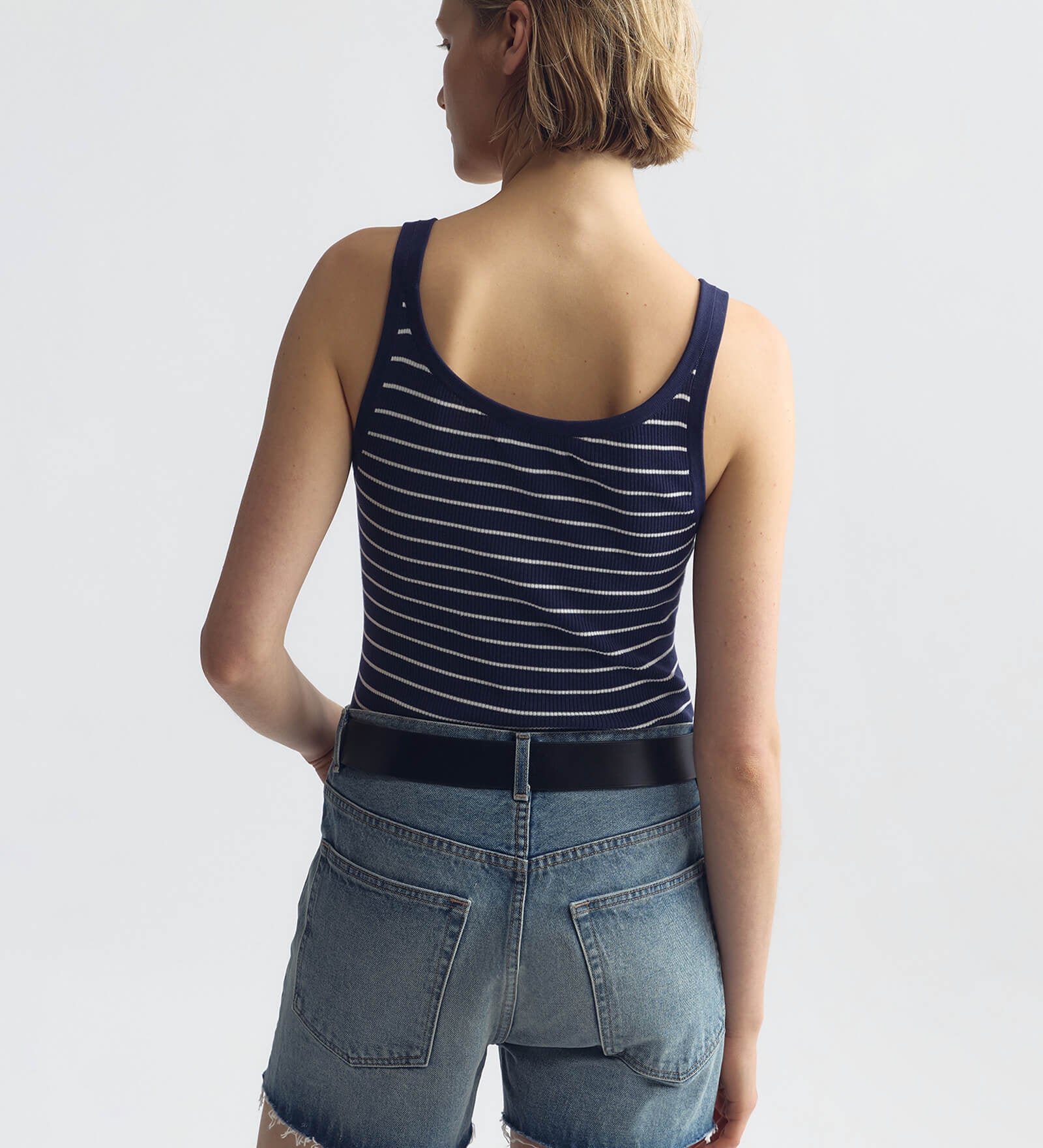 Nili Lotan - WRENLEY STRIPE SWEATER TANK