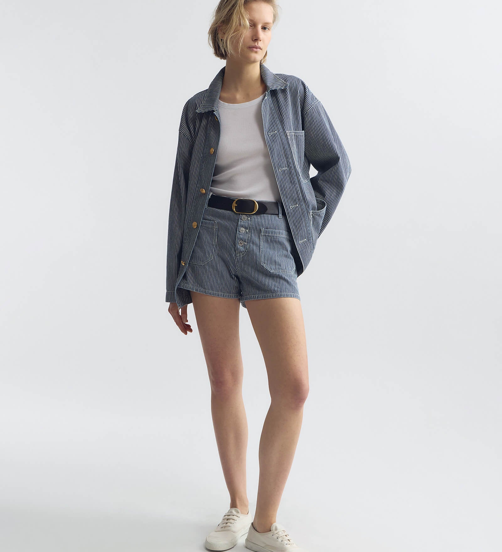 Nili Lotan - HARLEY STRIPED SHORT