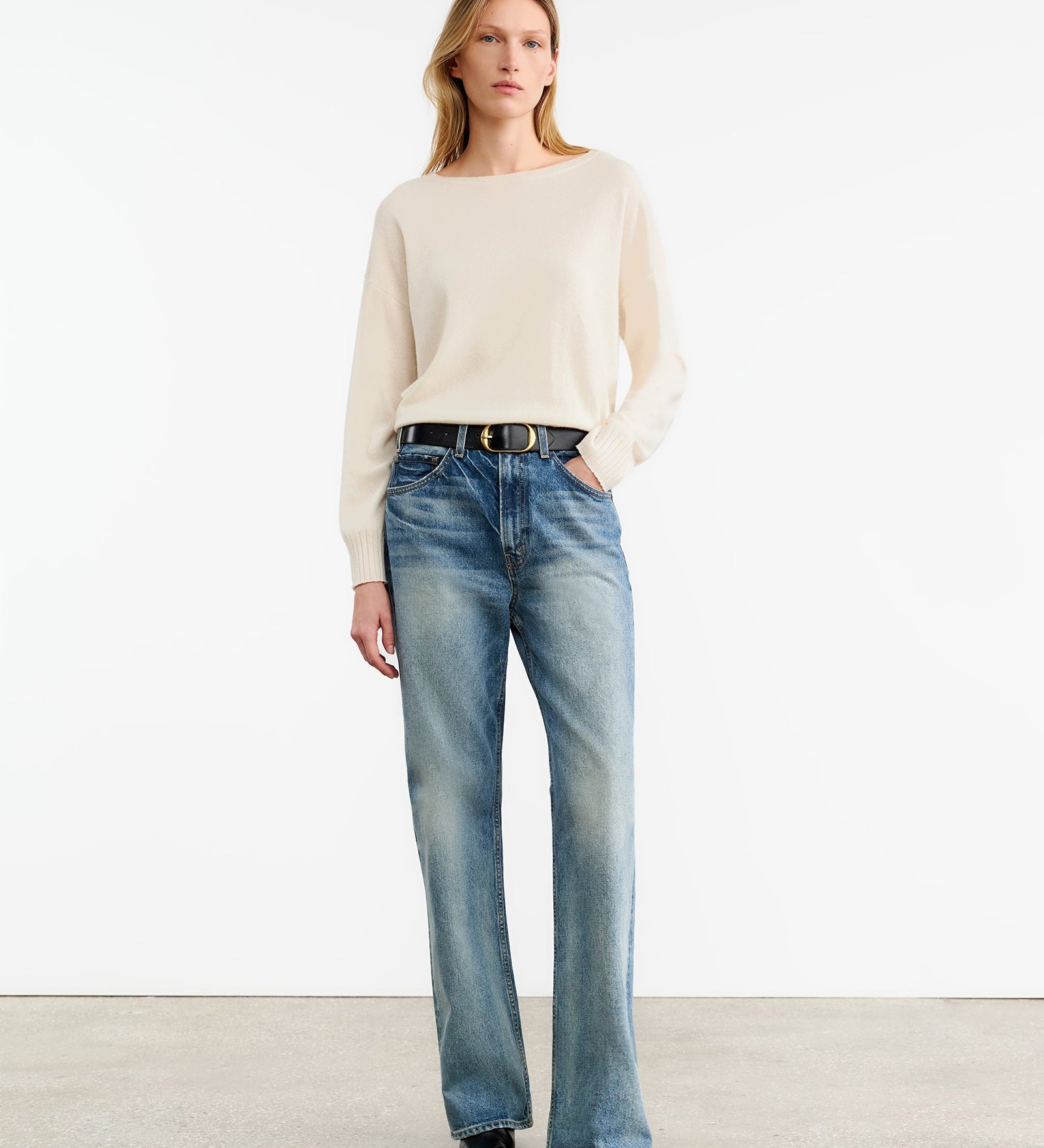 Nili Lotan - BOYFRIEND CASHMERE SWEATER