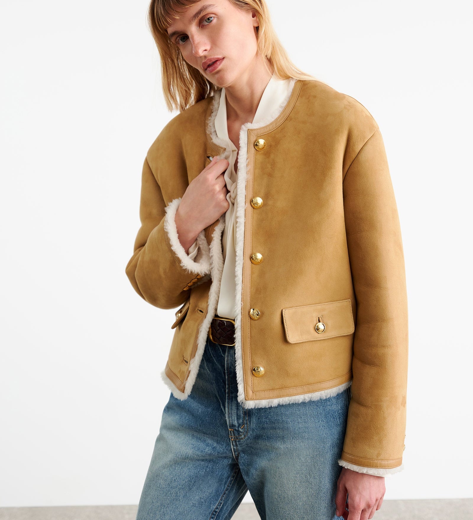 Nili Lotan - ZANIE SHEARLING JACKET