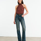 Nili Lotan - ALLA SILK HALTERNECK TOP