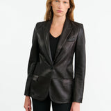 Nili Lotan - BELMONDE LEATHER TAILORED JACKET