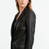 Nili Lotan - BELMONDE LEATHER TAILORED JACKET