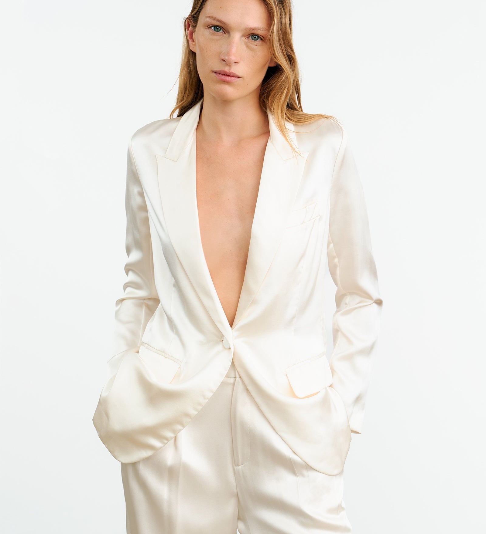 Nili Lotan - EVELINE SILK JACKET