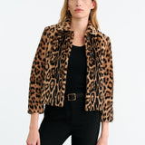 Nili Lotan - MONTMARTRE SHEARLING CROPPED JACKET