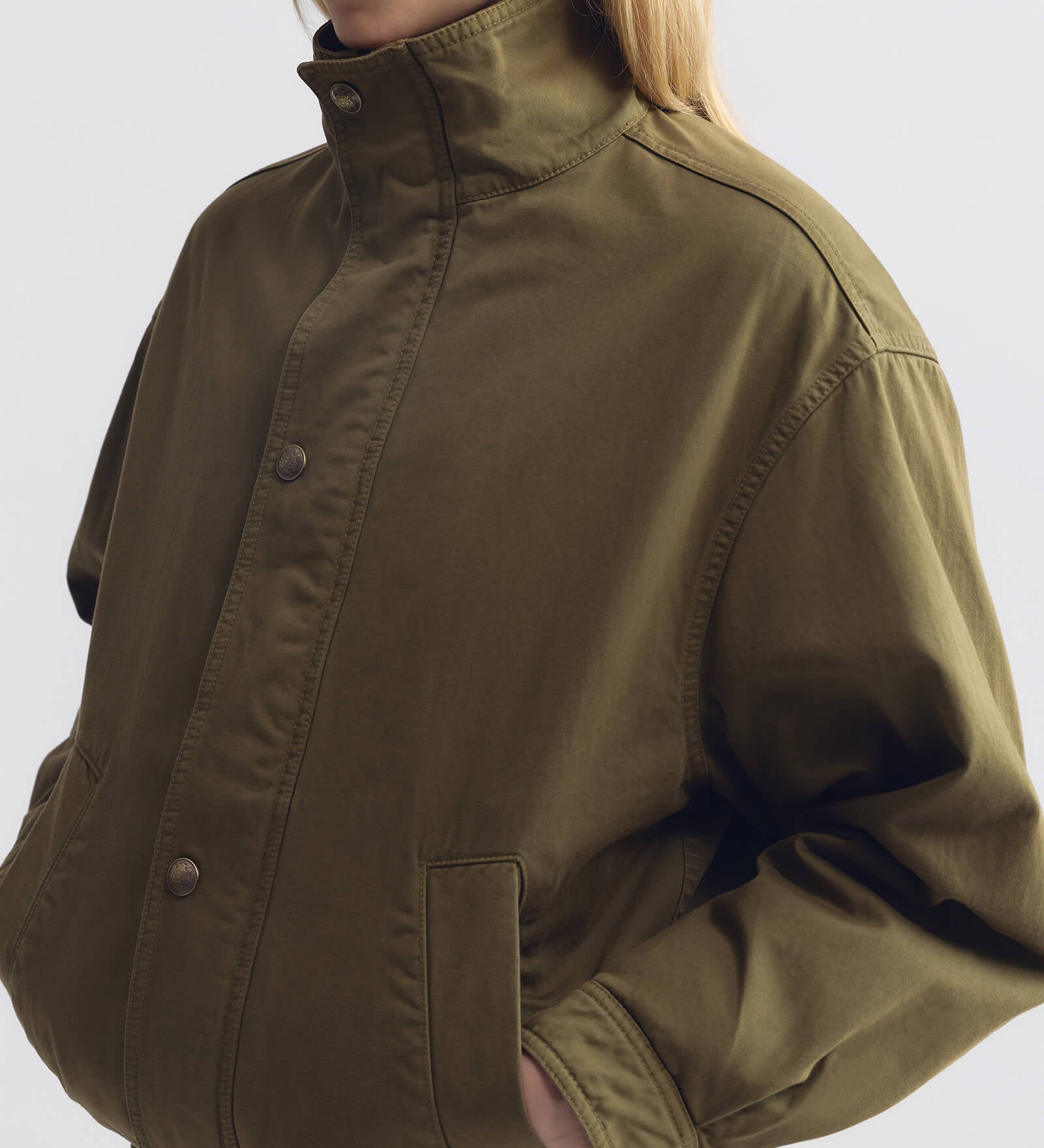 Nili Lotan - KLAIRE BLOUSON COTTON JACKET