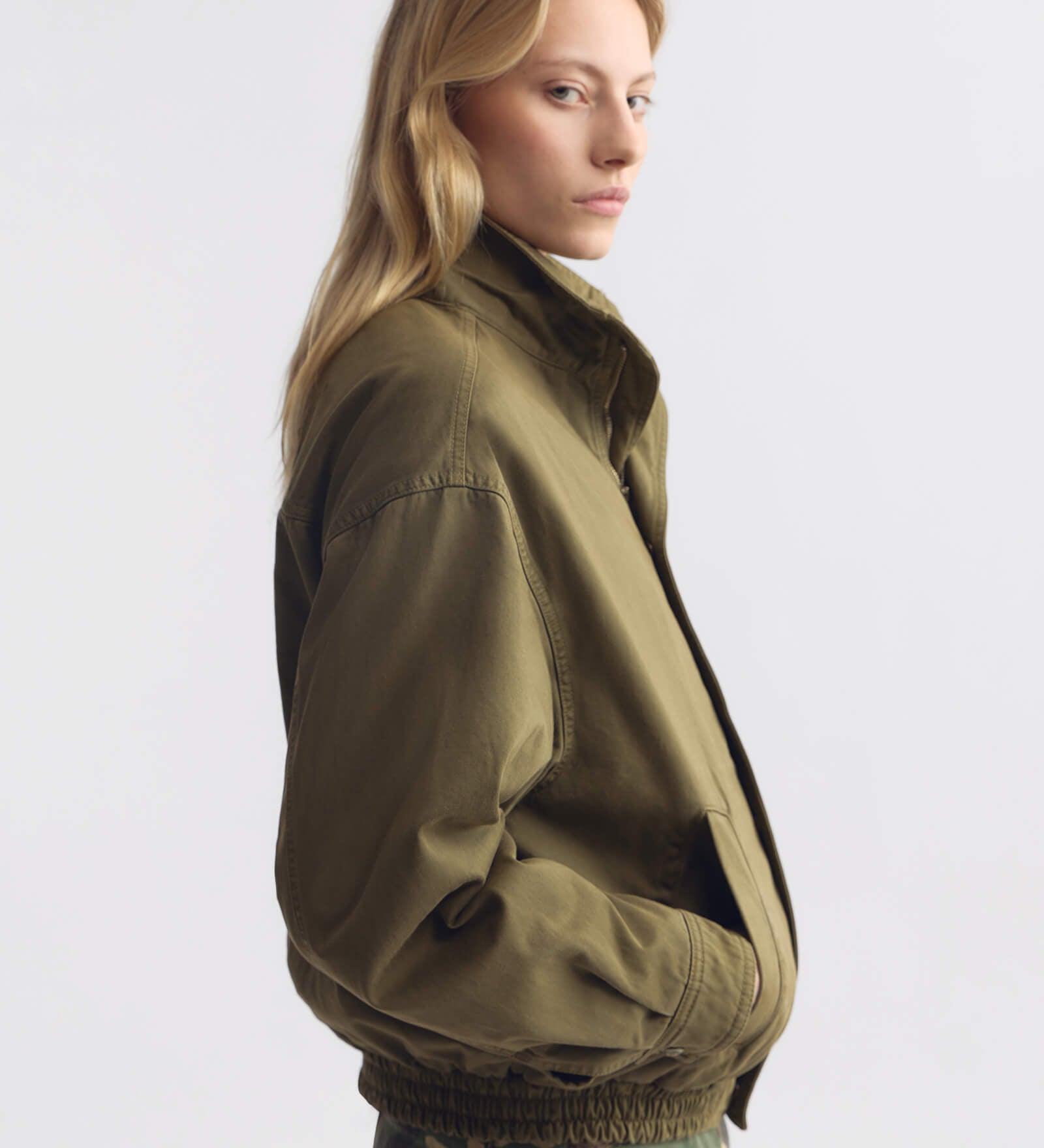 Nili Lotan - KLAIRE BLOUSON COTTON JACKET