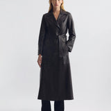 Nili Lotan - ARSENE LEATHER TRENCH COAT