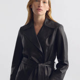 Nili Lotan - ARSENE LEATHER TRENCH COAT