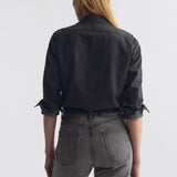 Nili Lotan - EMILIE DENIM RUFFLE SHIRT