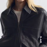 Nili Lotan - AIME LEATHER BOMBER JACKET