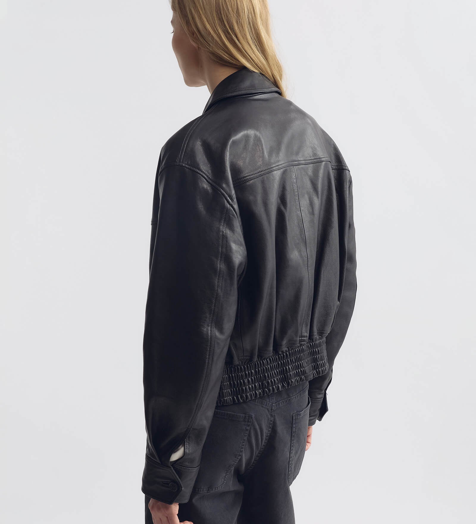 Nili Lotan - AIME LEATHER BOMBER JACKET
