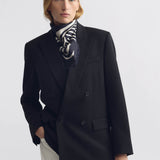 Nili Lotan - ZEBRA SILK TWILL SCARF