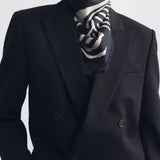 Nili Lotan - ZEBRA SILK TWILL SCARF