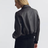 Nili Lotan - REDLEY LEATHER BOMBER JACKET