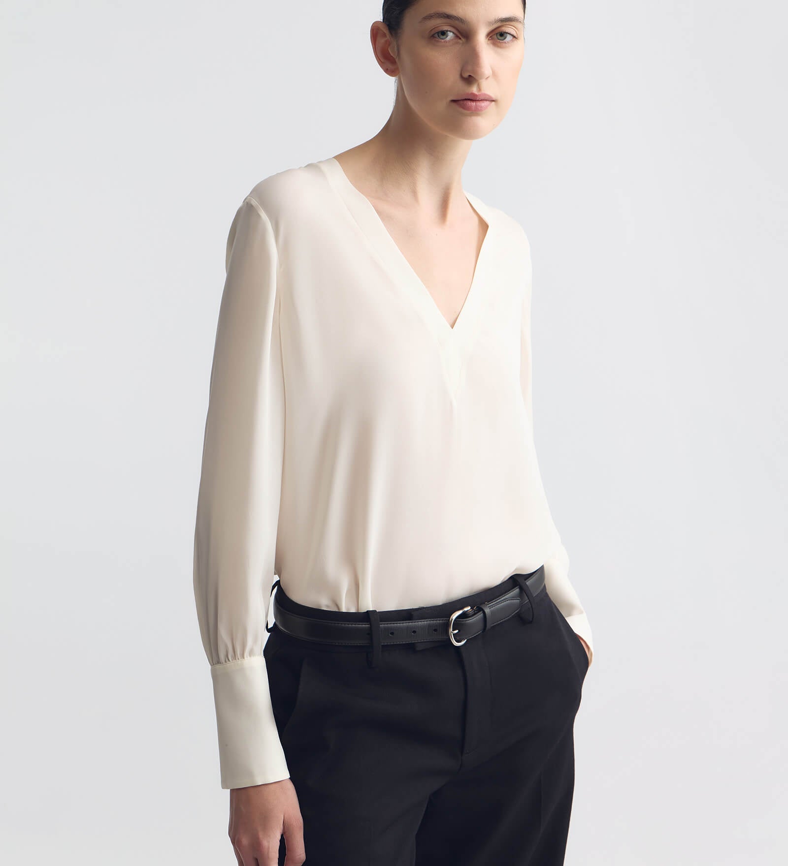 Nili Lotan - MARIPOSA SILK BLOUSE