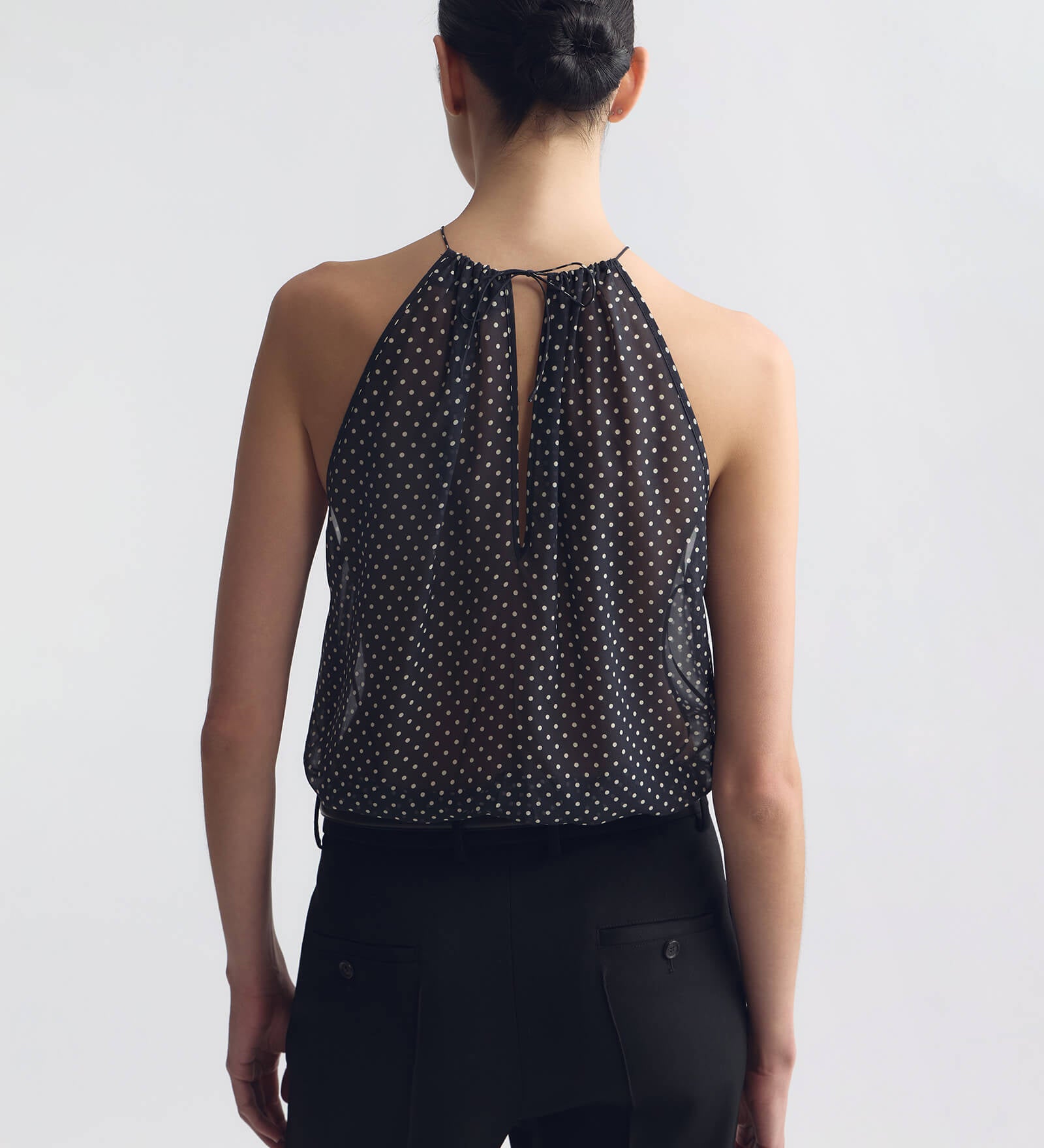 Nili Lotan - NIKKI HALTERNECK SILK TOP