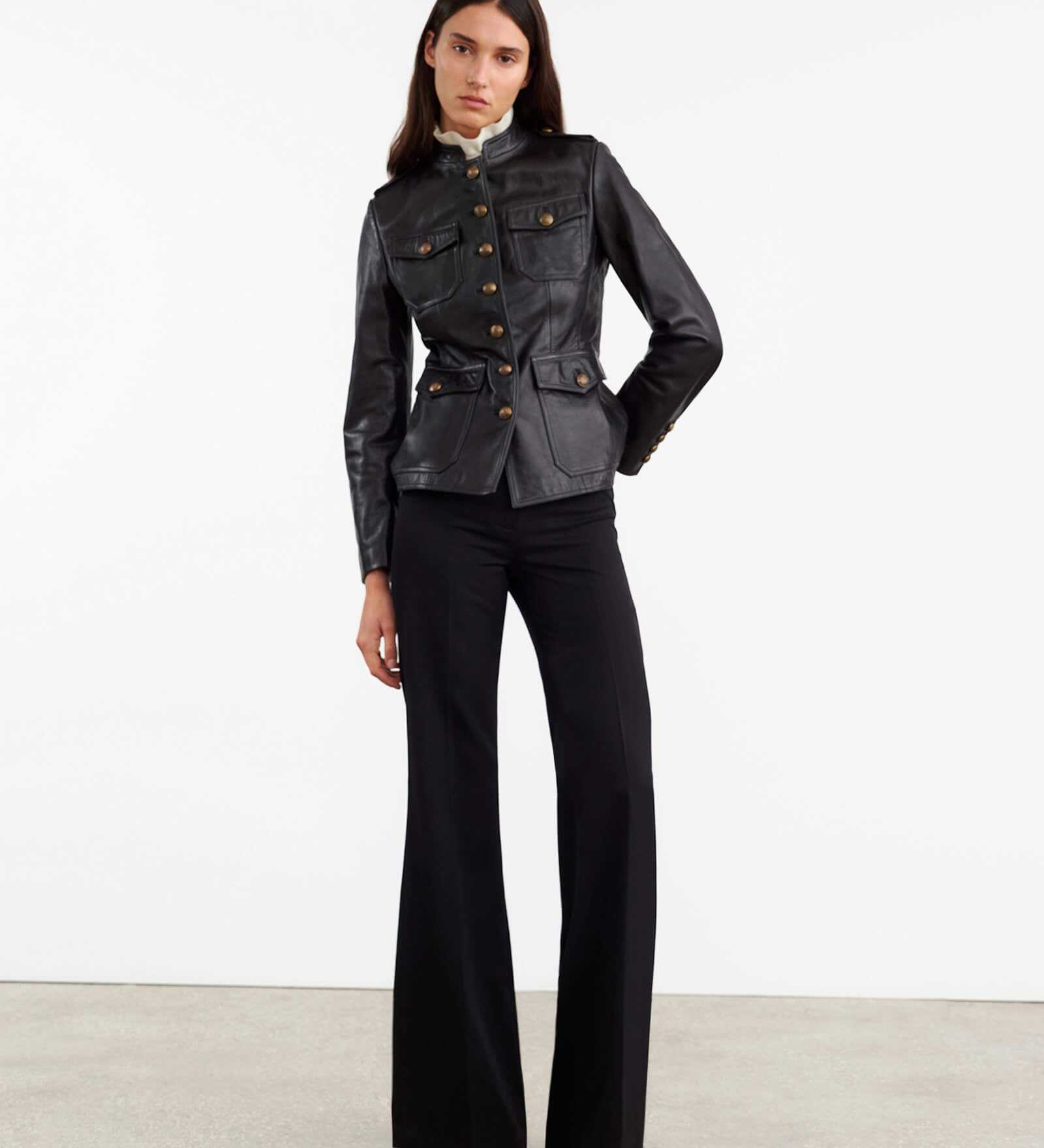 Nili Lotan - GERALDINE LEATHER JACKET